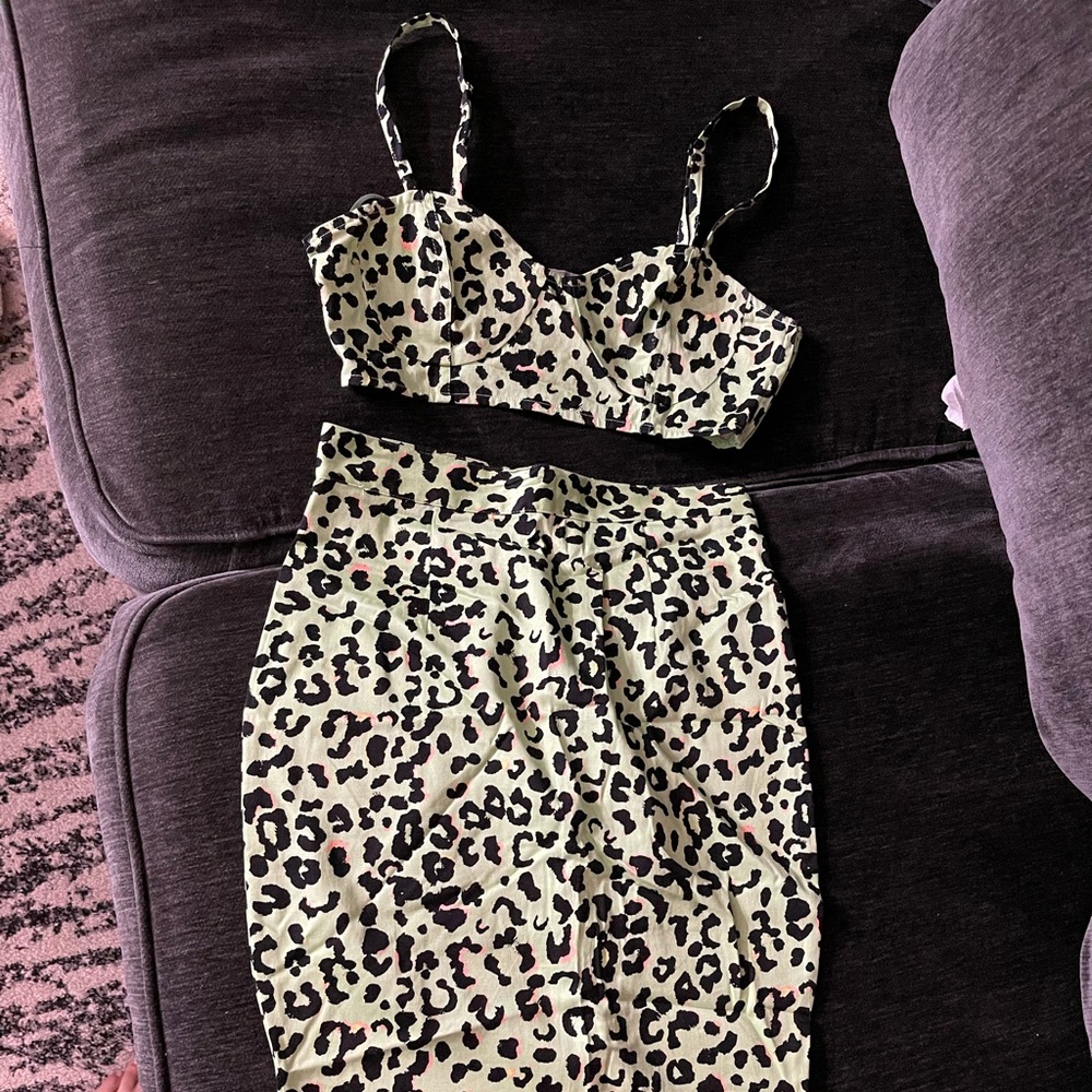 Pastel Cheetah Two Piece Set